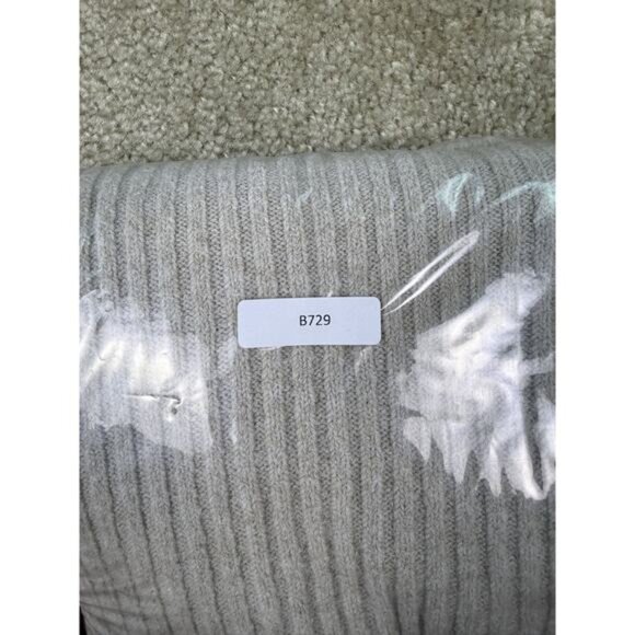 American Eagle Womens Size S Beige Ribbed 1/4 Zip Cropped Sweater B729 - Picture 10 of 10